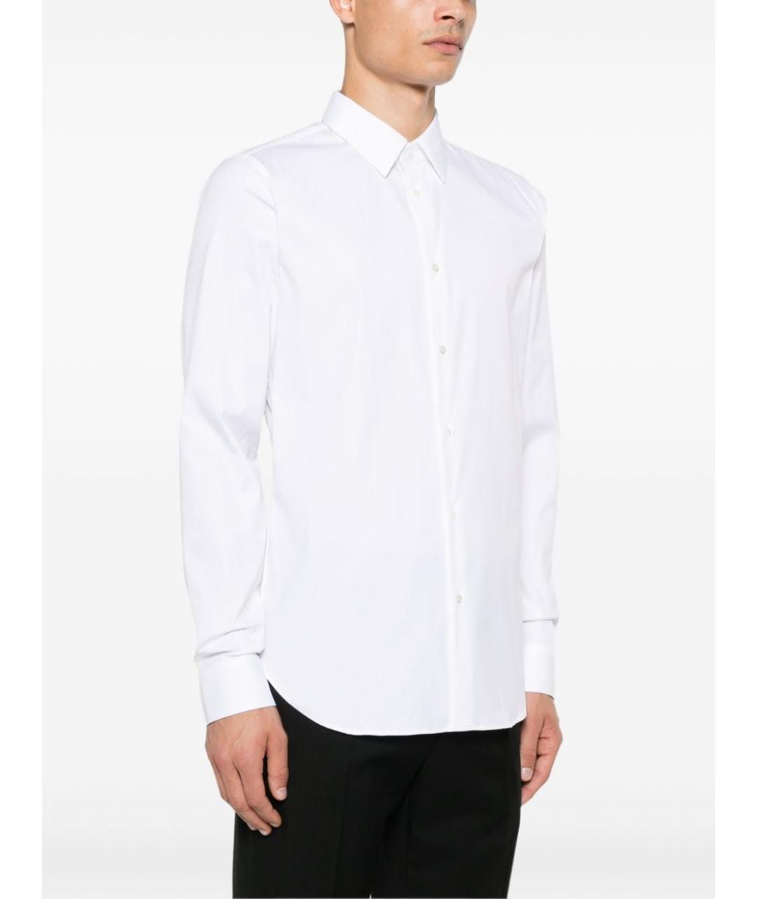 GUCCI Белая хлопковая классическая рубашка, фото 3