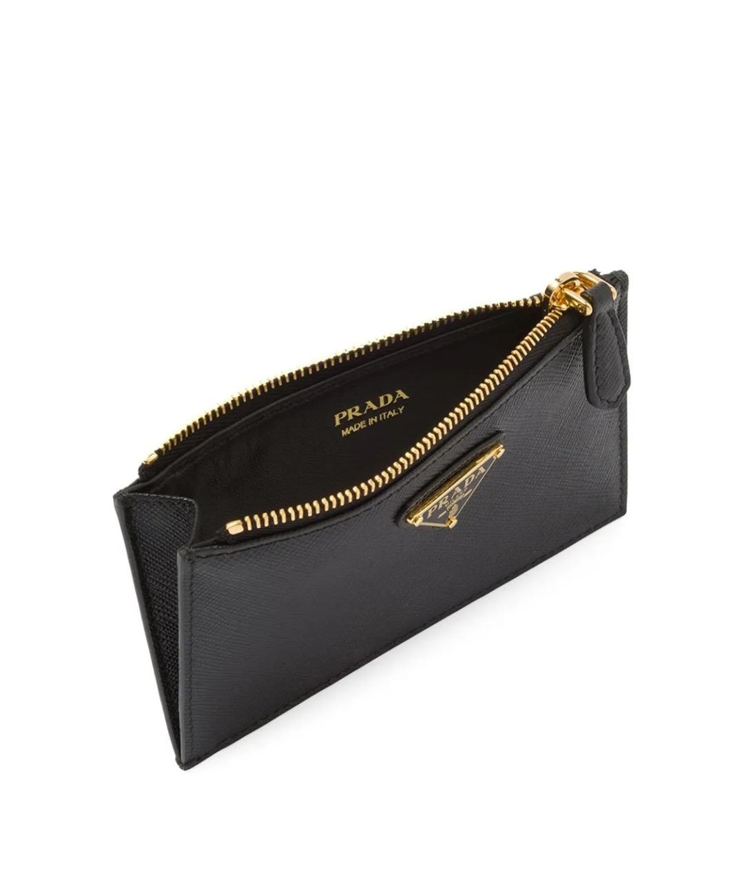 PRADA Черный кожаный кардхолдер, фото 4