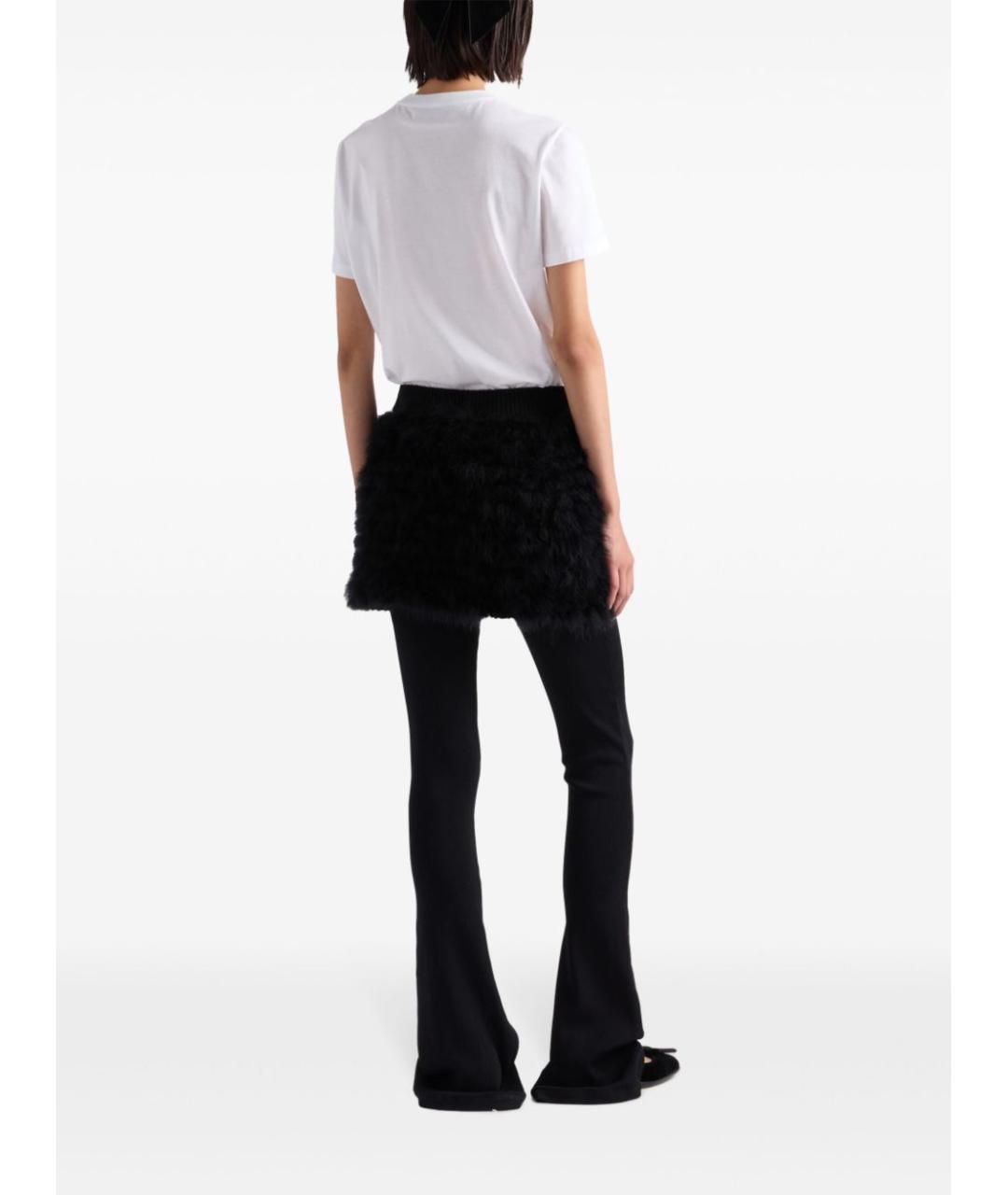 PRADA Белая хлопковая футболка, фото 5