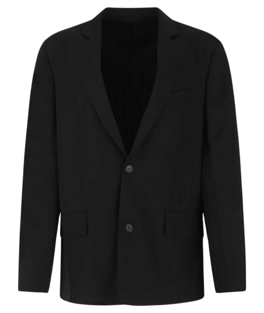 BALENCIAGA Черный вискозный жакет/пиджак, фото 1