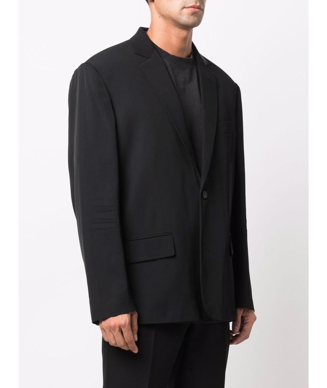 BALENCIAGA Черный вискозный жакет/пиджак, фото 3