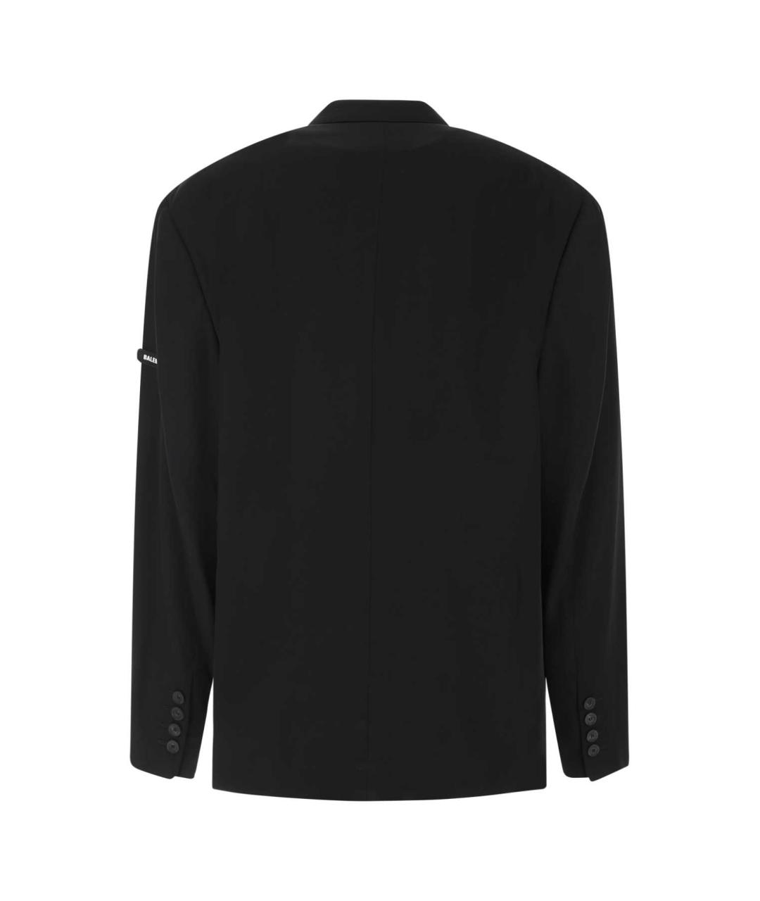 BALENCIAGA Черный вискозный жакет/пиджак, фото 2