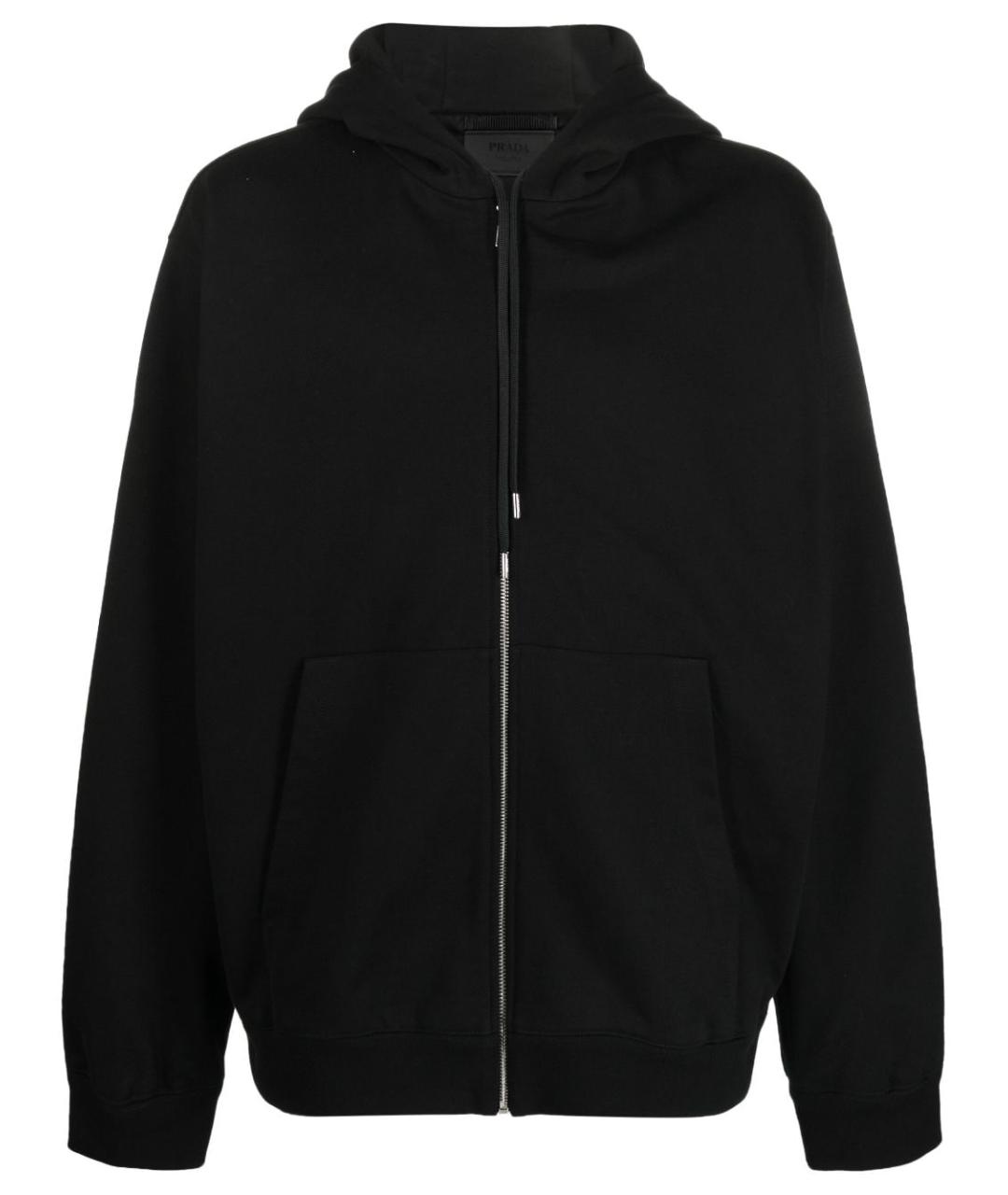 PRADA Черная хлопковая куртка, фото 1