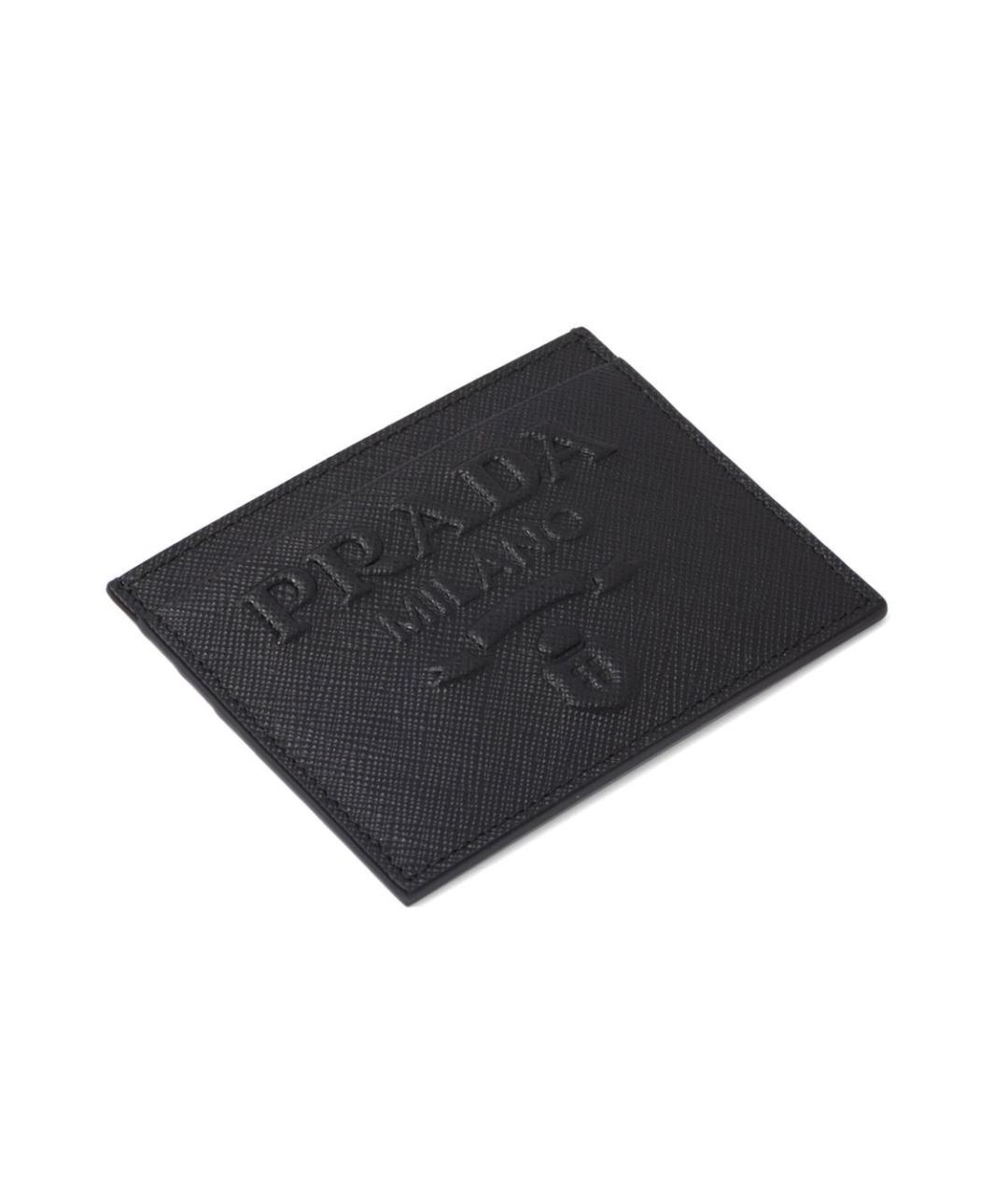 PRADA Черный кожаный кардхолдер, фото 2