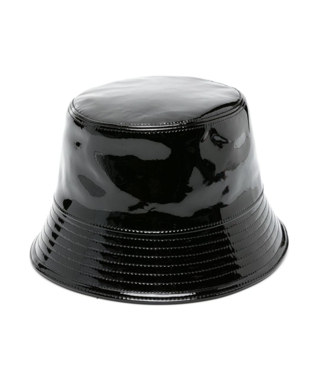 PRADA Черная кожаная панама, фото 2