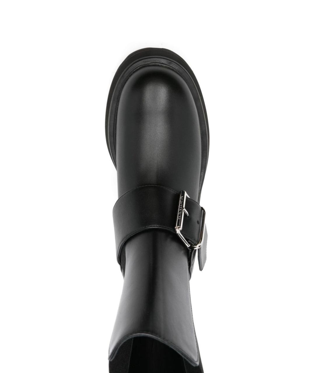 ALEXANDER MCQUEEN Черные кожаные ботинки, фото 3