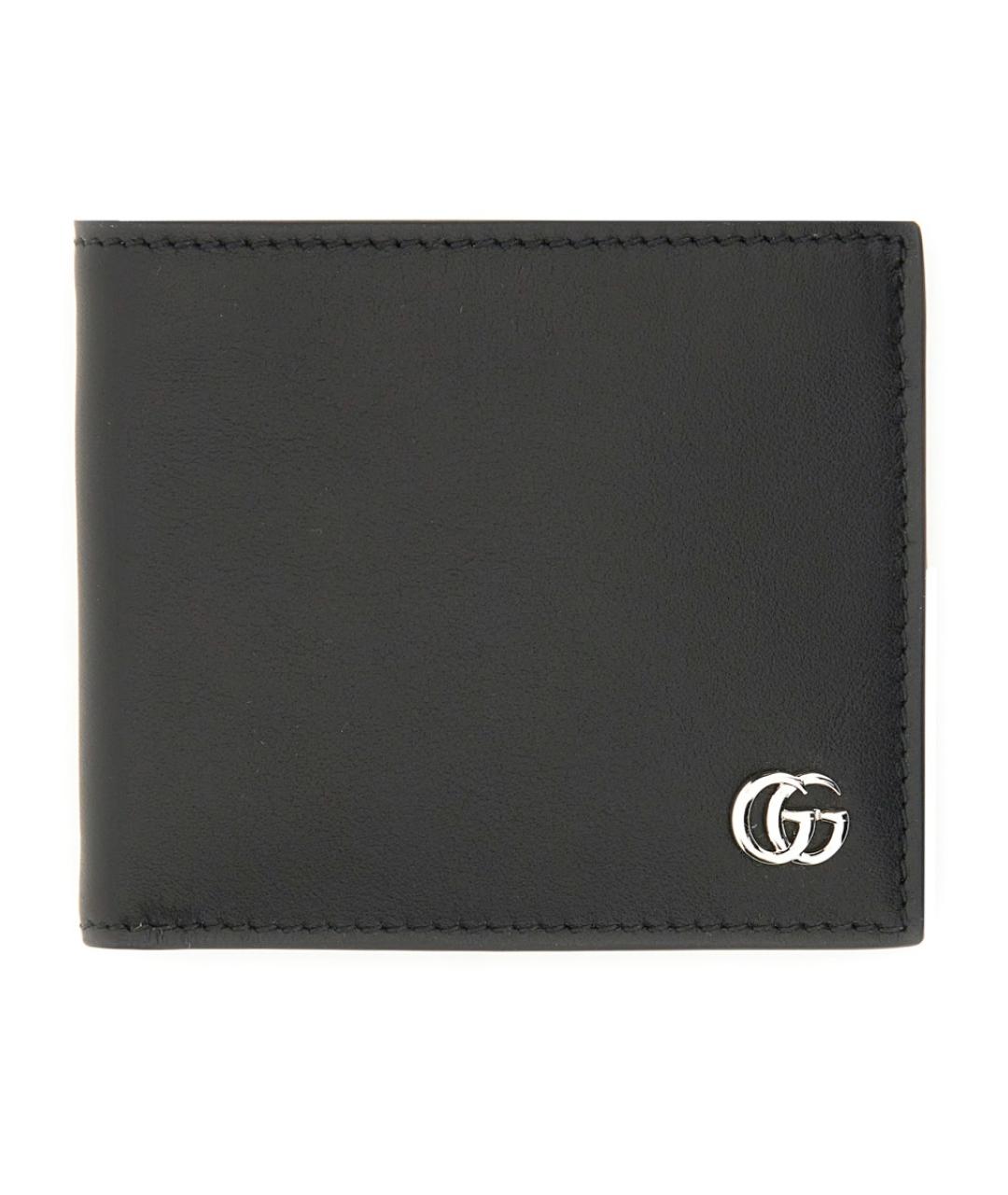 GUCCI Черный кожаный кошелек, фото 1
