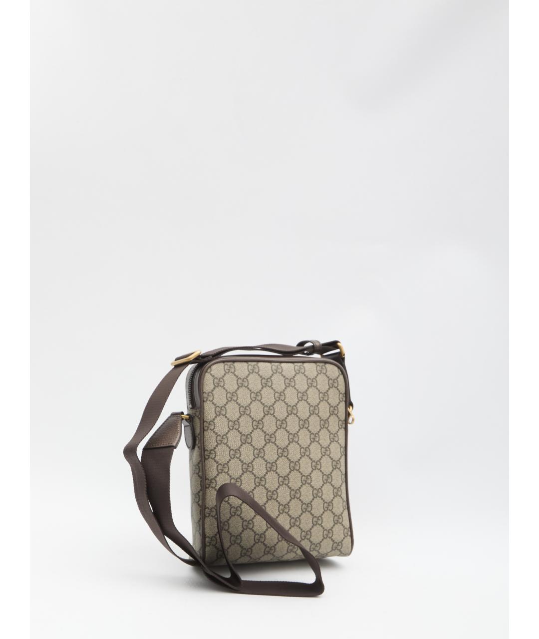 GUCCI Коричневая сумка на плечо, фото 2