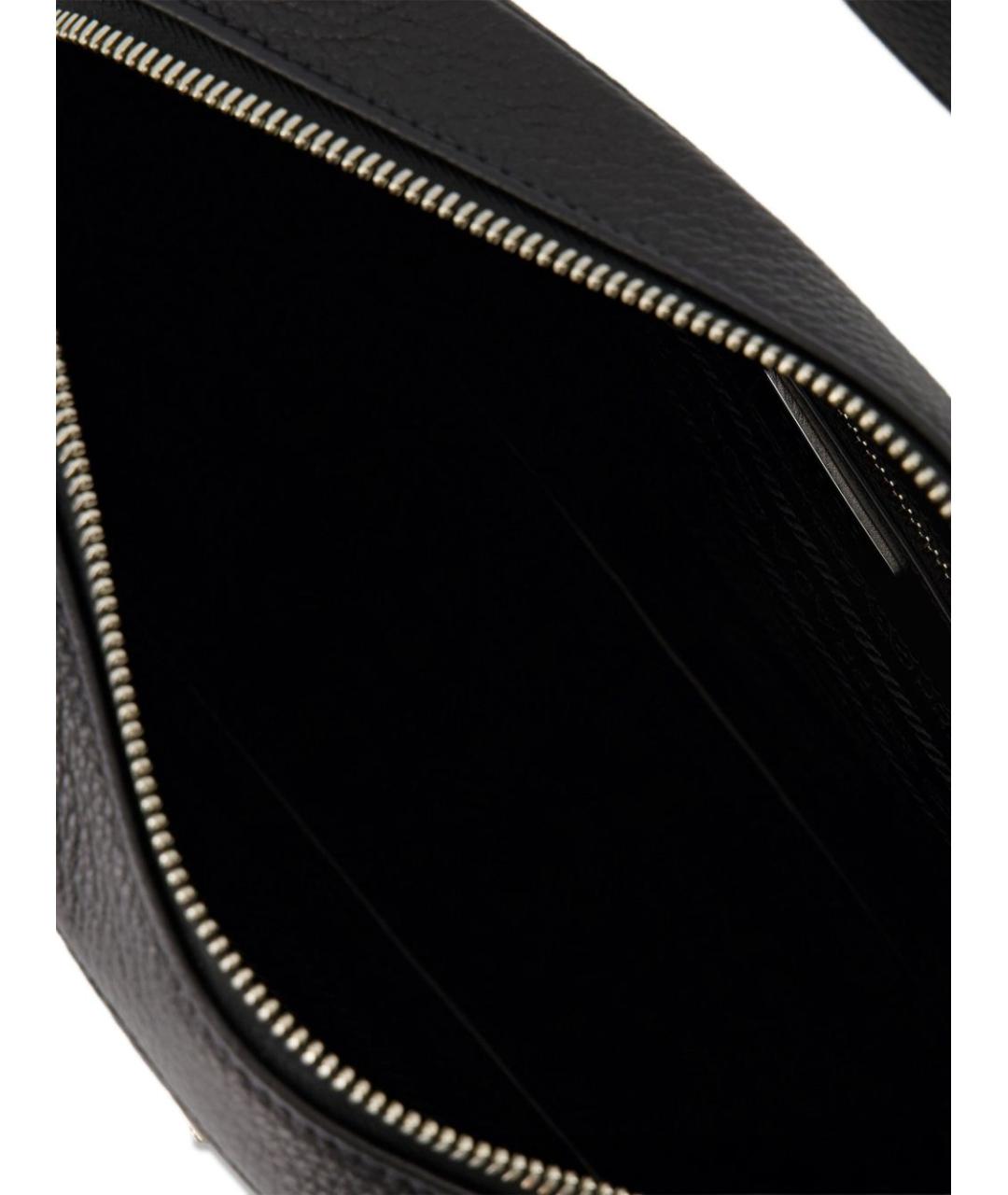 PRADA Черная кожаная сумка на плечо, фото 3