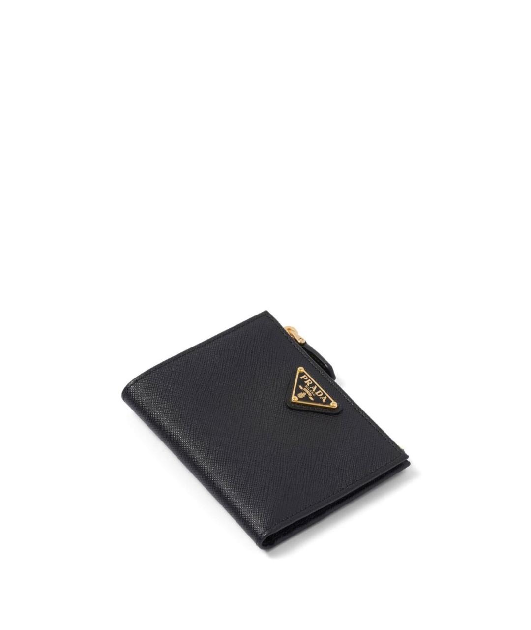 PRADA Черный кожаный кошелек, фото 5
