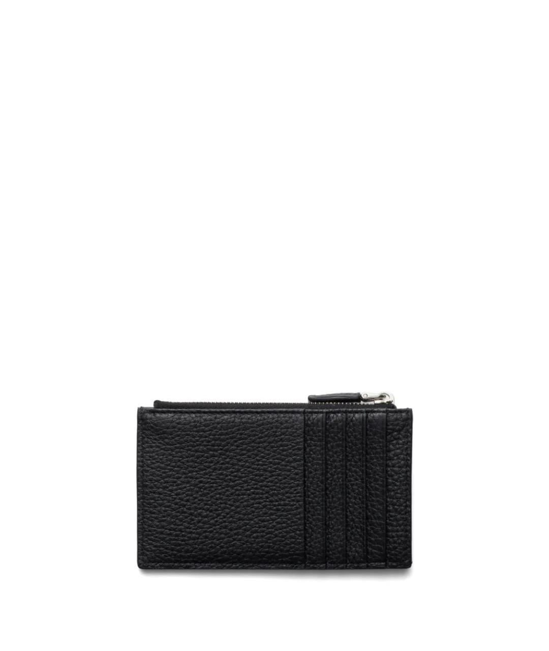 PRADA Черный кожаный кошелек, фото 2