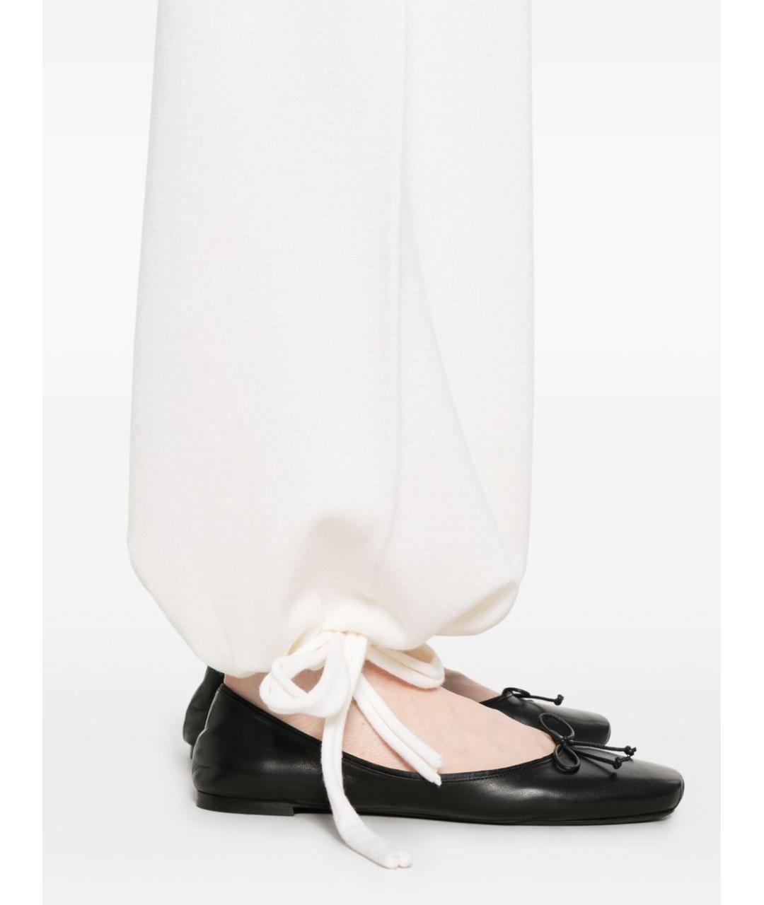 MAX MARA Белые прямые брюки, фото 5