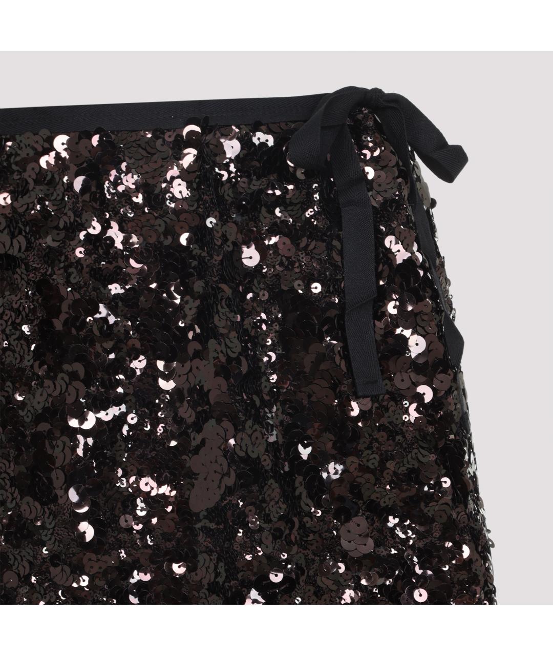 PRADA Фиолетовая полиамидовая юбка миди, фото 4