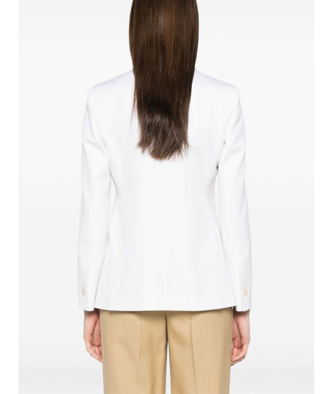 MAX MARA Белый шерстяной жакет/пиджак, фото 2