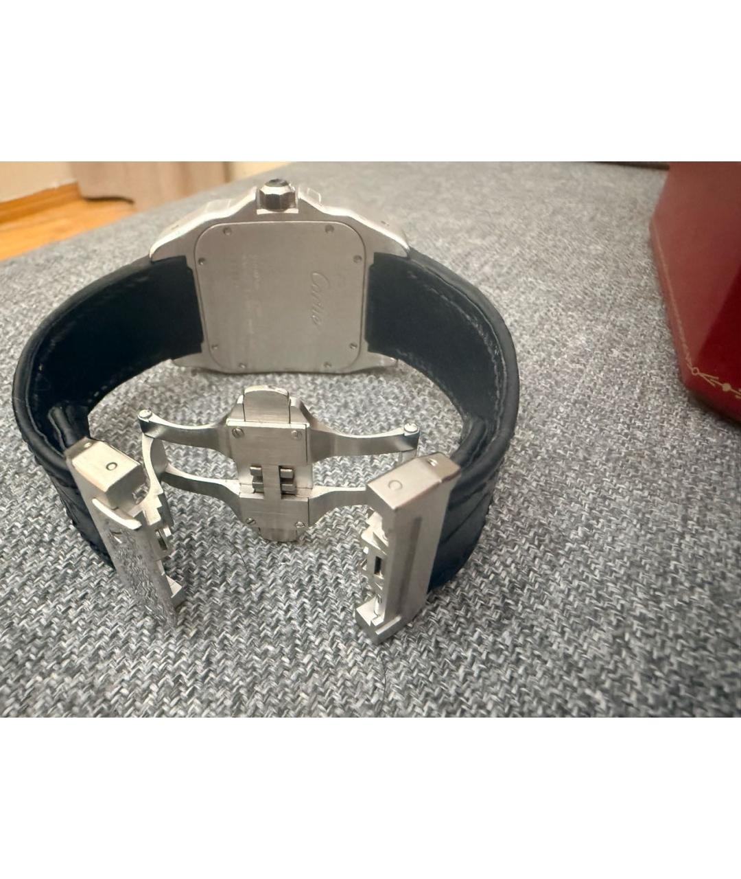 CARTIER Белые часы, фото 2