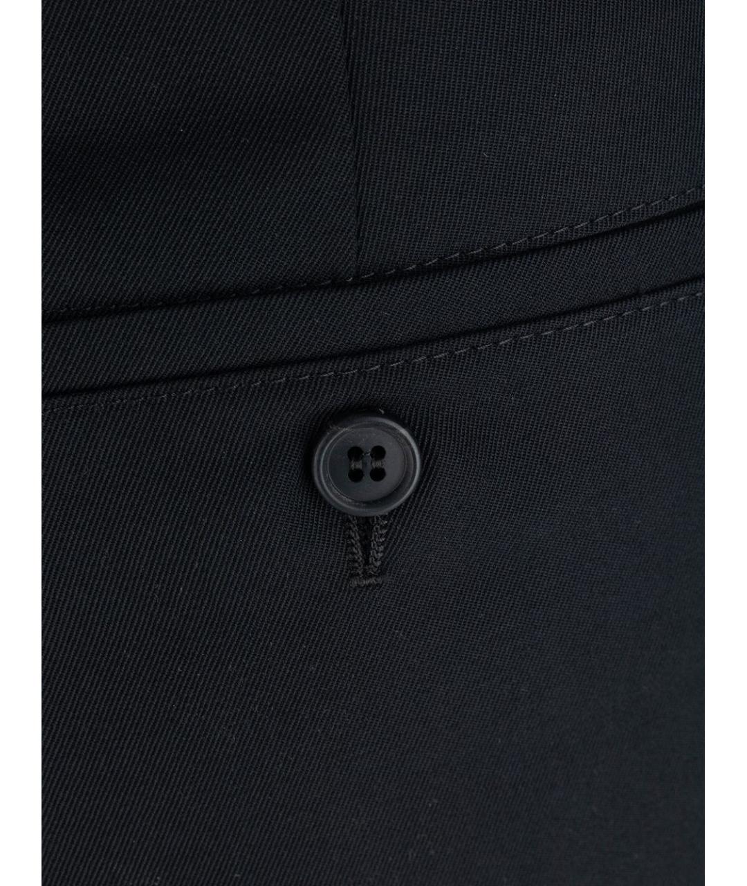 PRADA Черные шерстяные шорты, фото 2