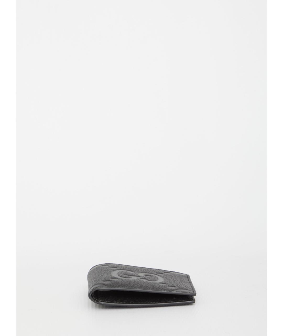 GUCCI Черный кожаный кошелек, фото 3