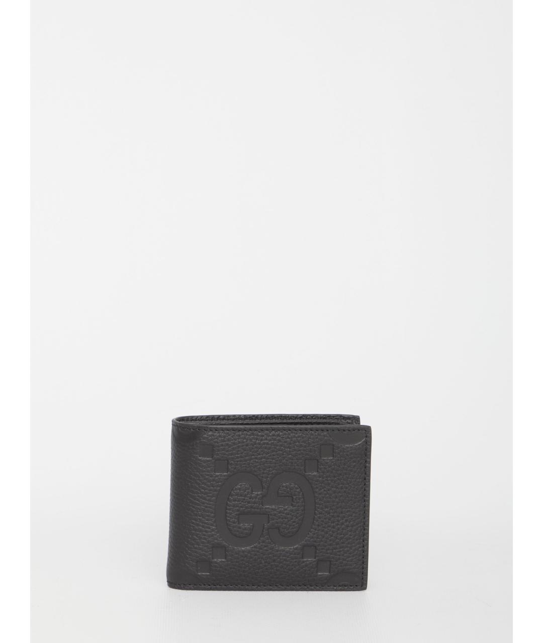 GUCCI Черный кожаный кошелек, фото 5