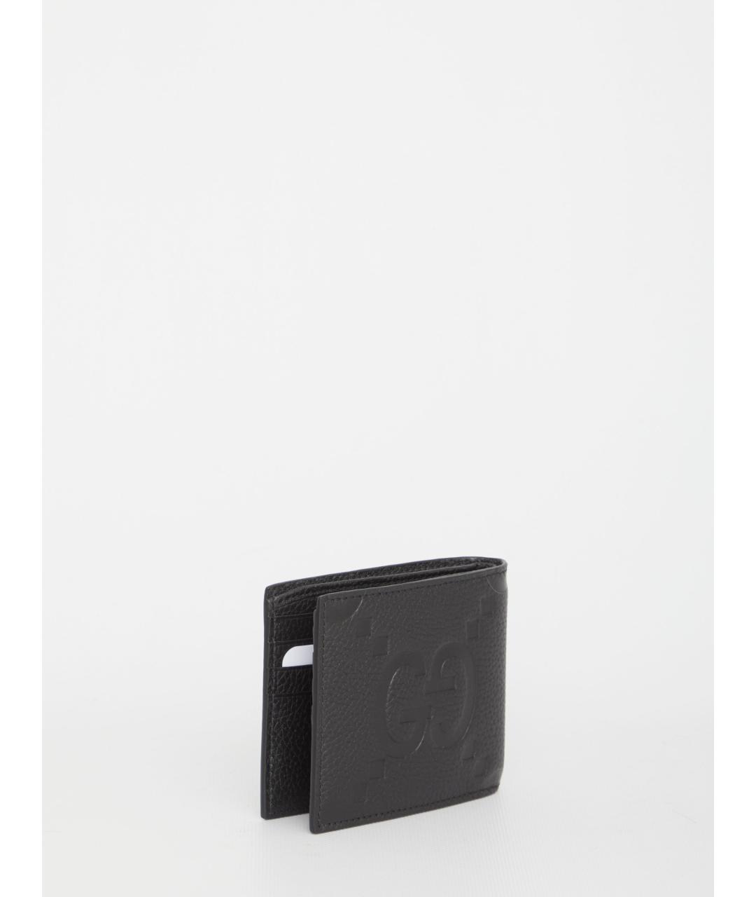 GUCCI Черный кожаный кошелек, фото 2
