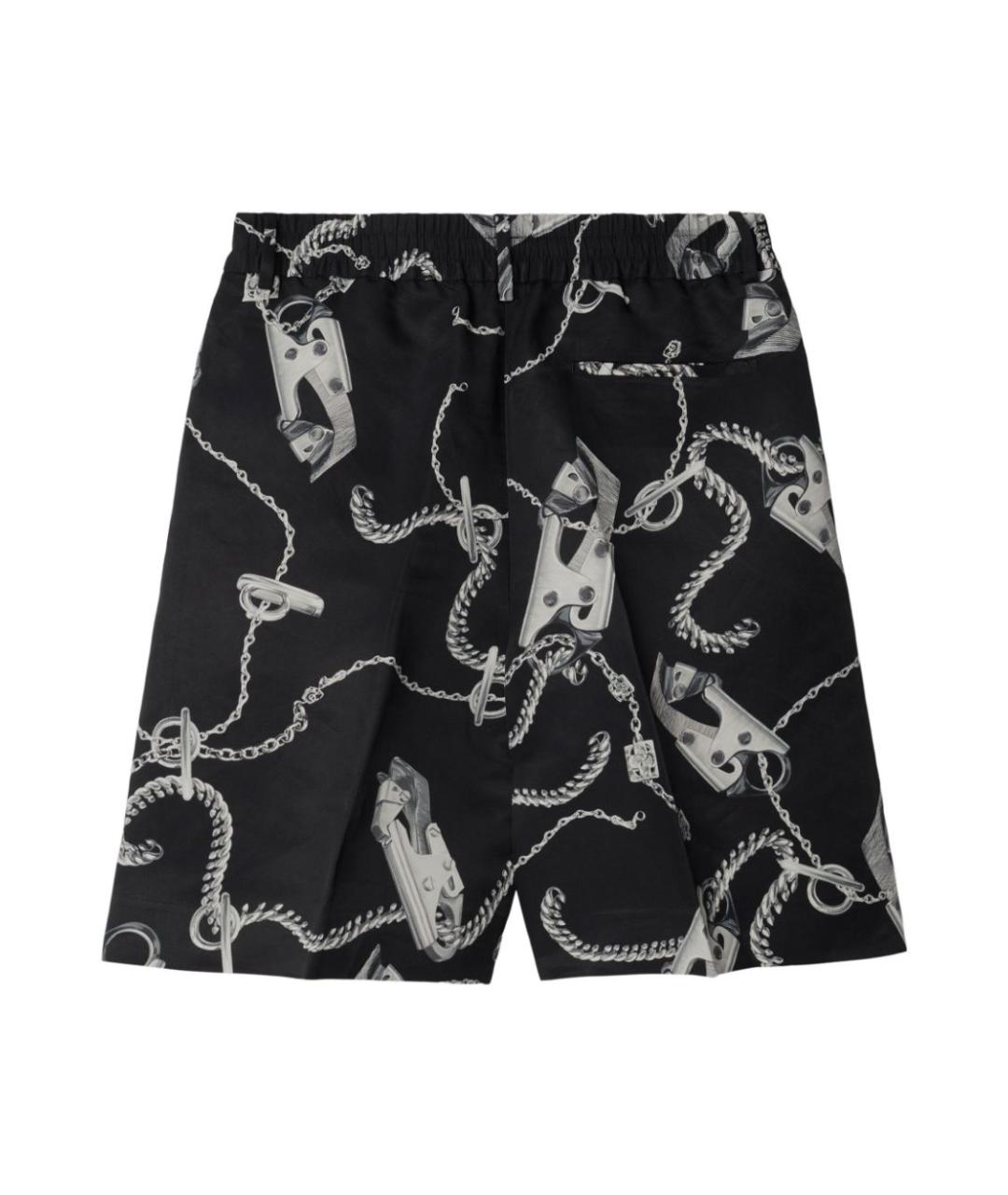 BURBERRY Черные шорты, фото 3