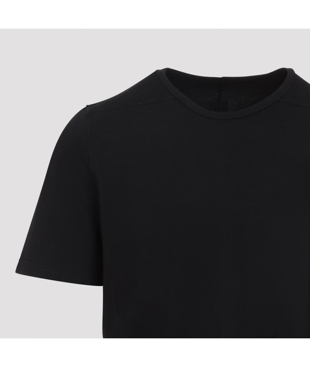 RICK OWENS DRKSHDW Черная хлопковая футболка, фото 5