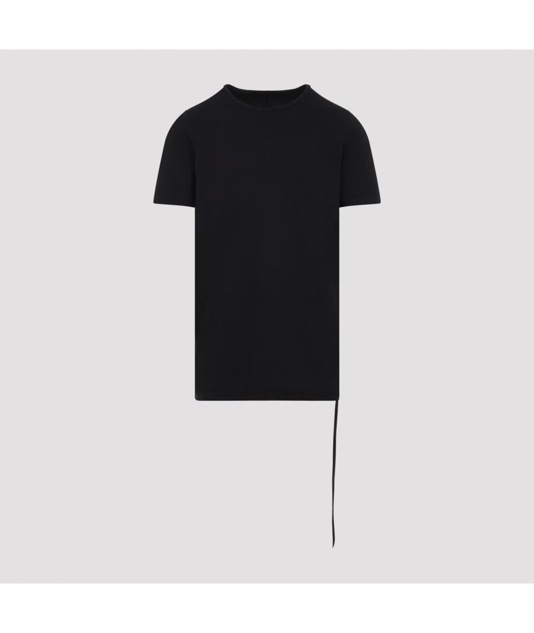 RICK OWENS DRKSHDW Черная хлопковая футболка, фото 2