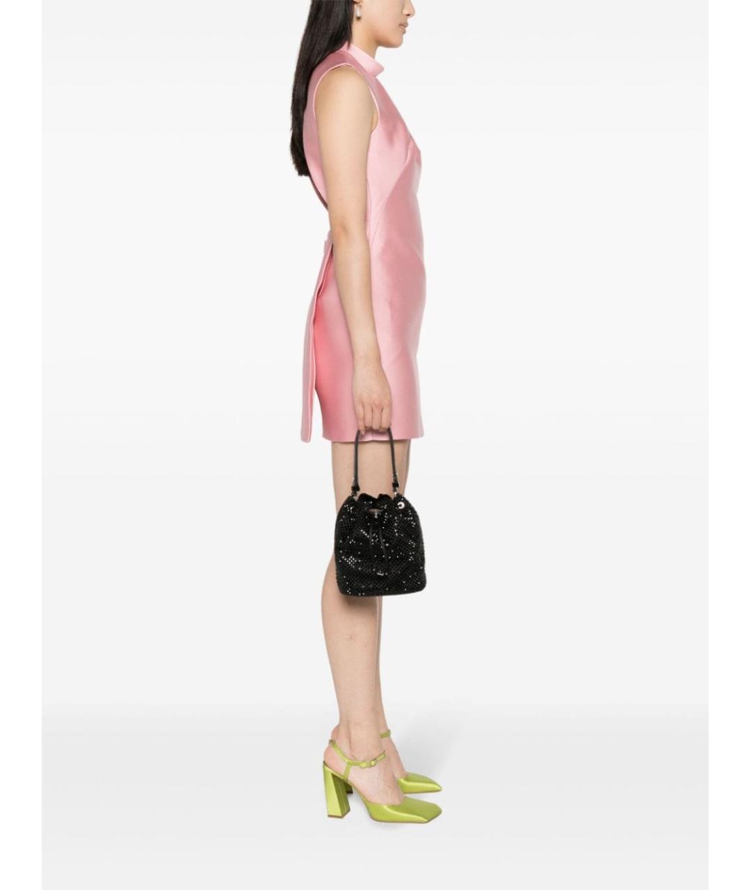 PRADA Черная тканевая сумка через плечо, фото 5