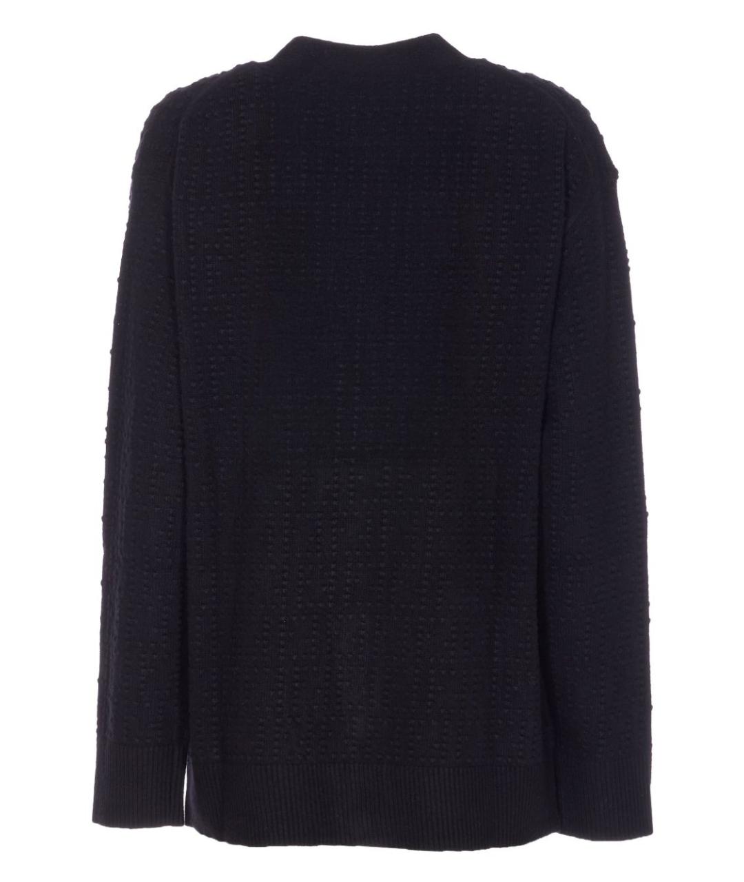 FENDI Черный шерстяной кардиган, фото 4