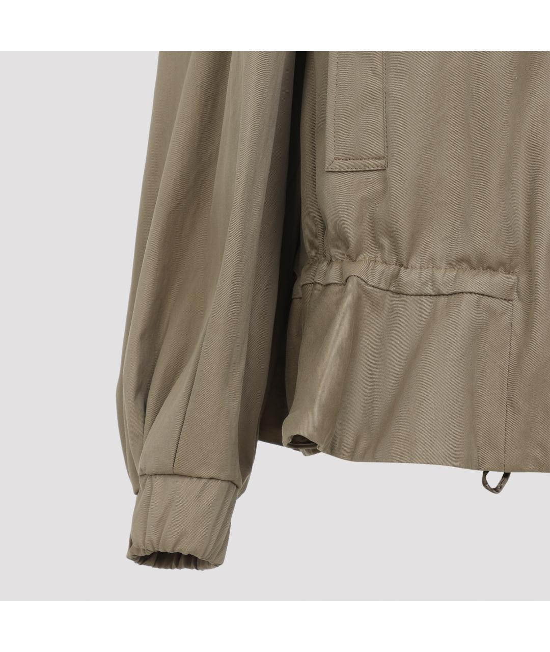 DRIES VAN NOTEN Бежевая хлопковая куртка, фото 3