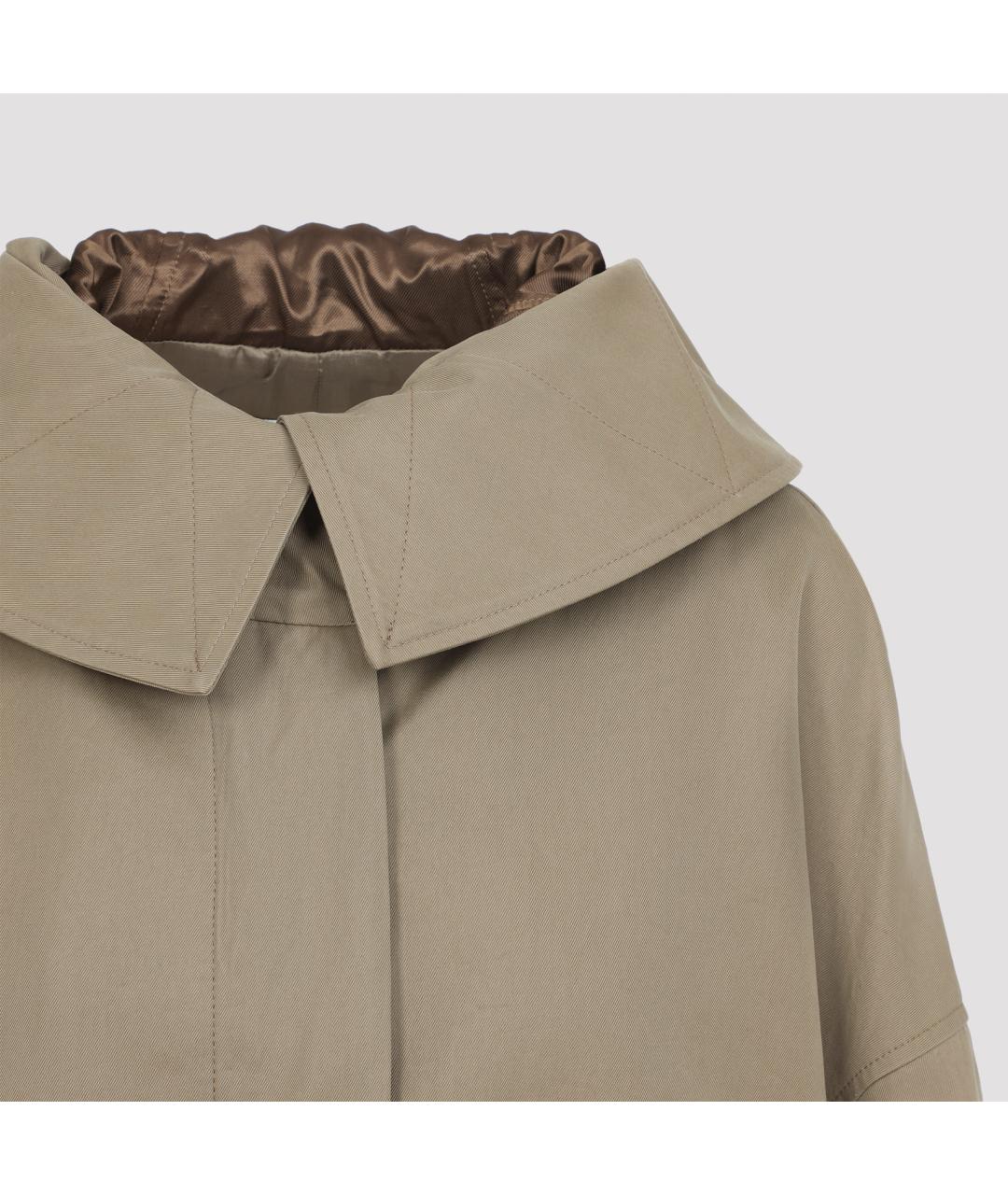 DRIES VAN NOTEN Бежевая хлопковая куртка, фото 4