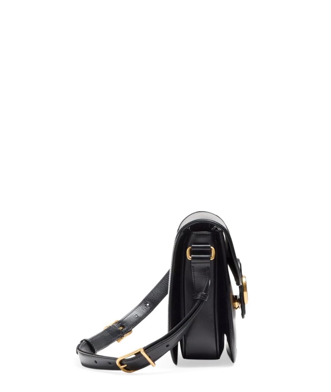 VALENTINO Коричневая кожаная сумка на плечо, фото 4