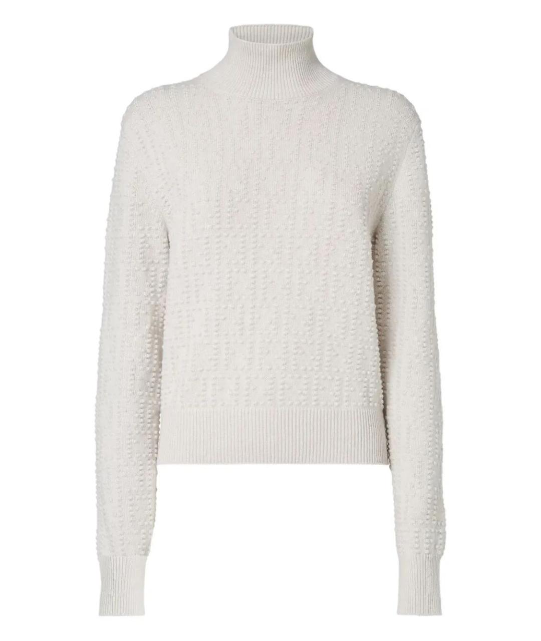 FENDI Белый шерстяной джемпер / свитер, фото 1