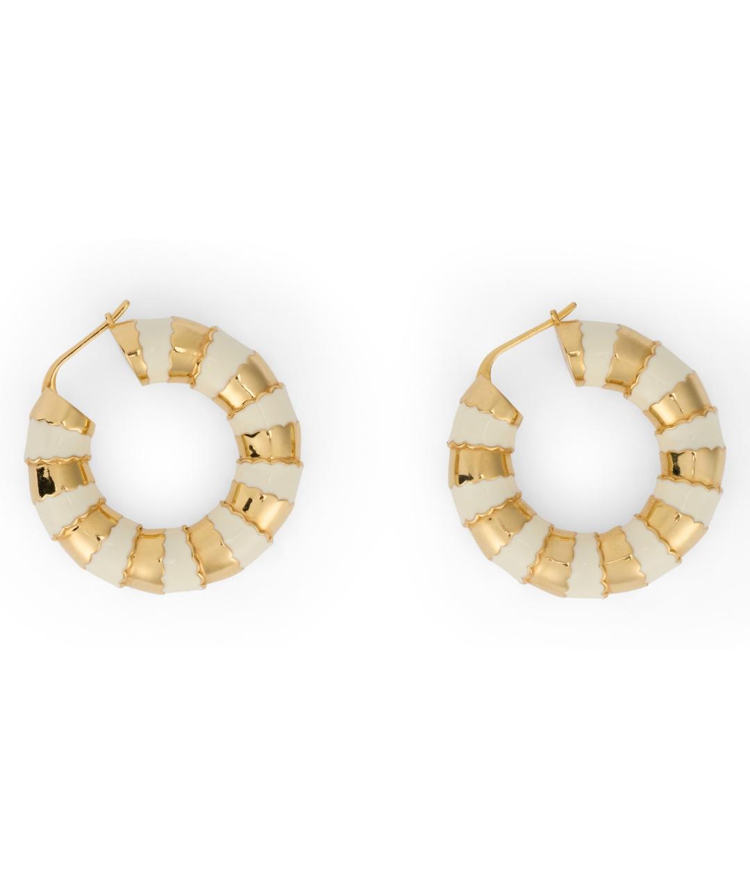 CELINE Золотые металлические серьги, фото 1