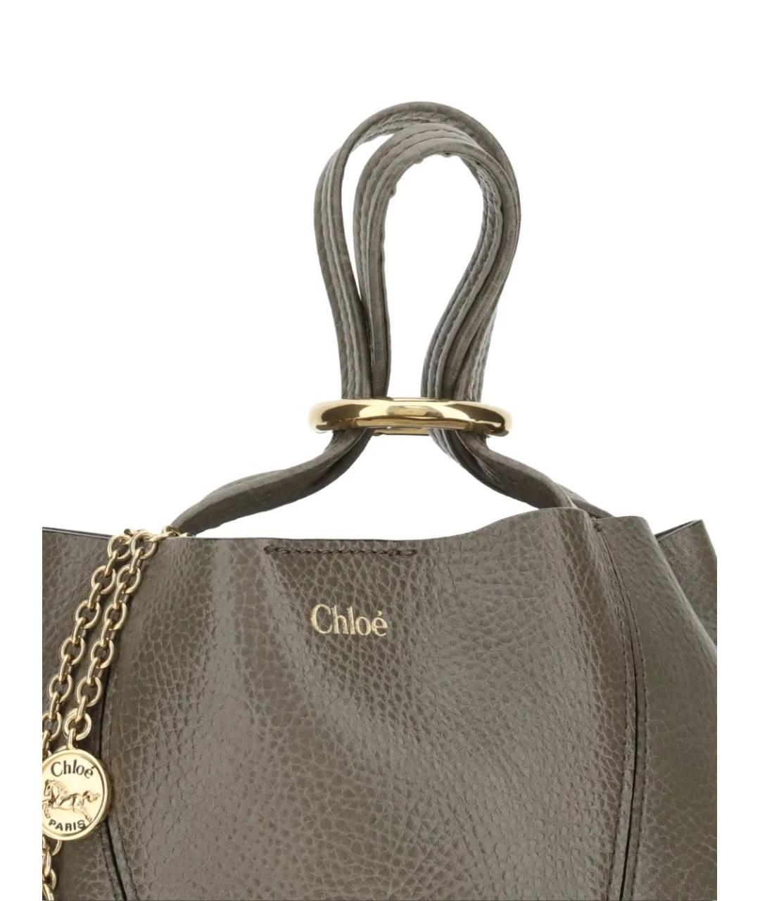 CHLOE Кожаная сумка тоут, фото 4