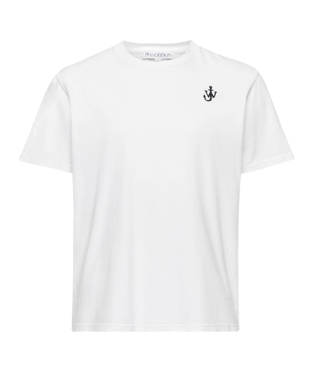J.W.ANDERSON Белая хлопковая футболка, фото 1