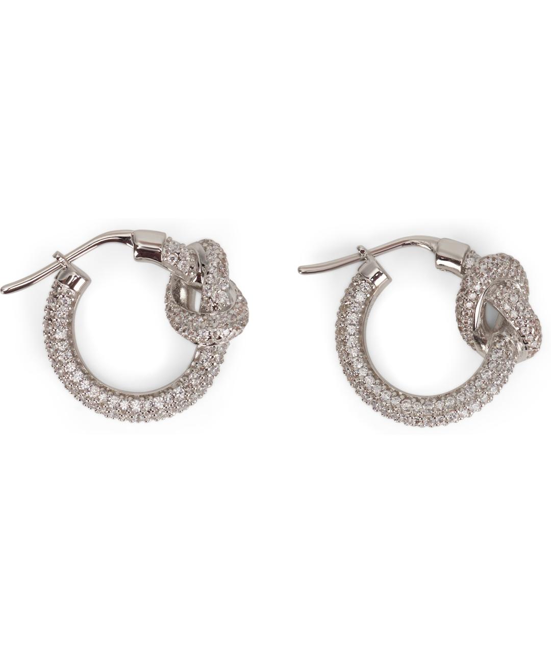 CELINE Серебряные металлические серьги, фото 2