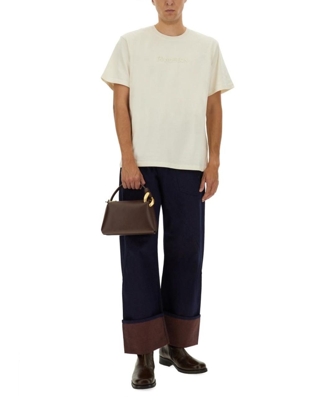 J.W.ANDERSON Белая хлопковая футболка, фото 2