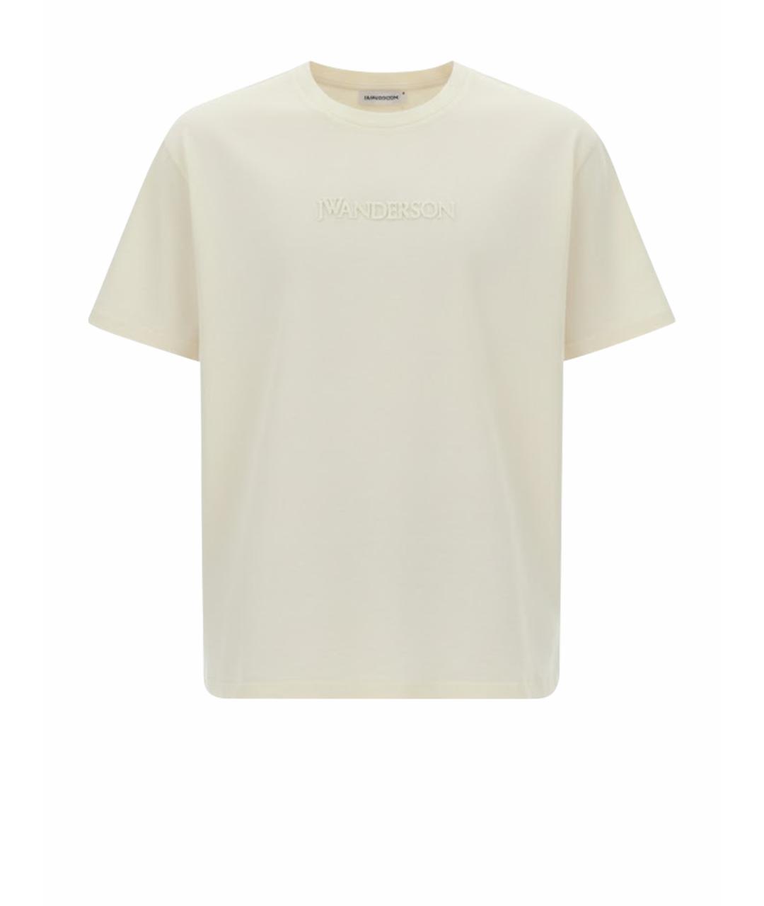 J.W.ANDERSON Белая хлопковая футболка, фото 1