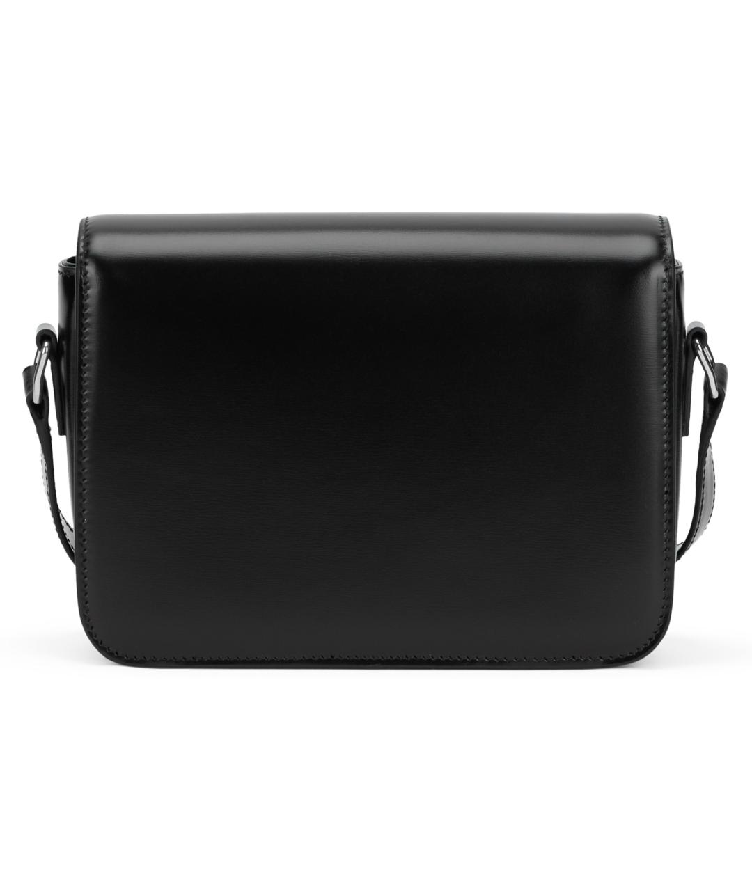 CELINE Черная кожаная сумка через плечо, фото 4