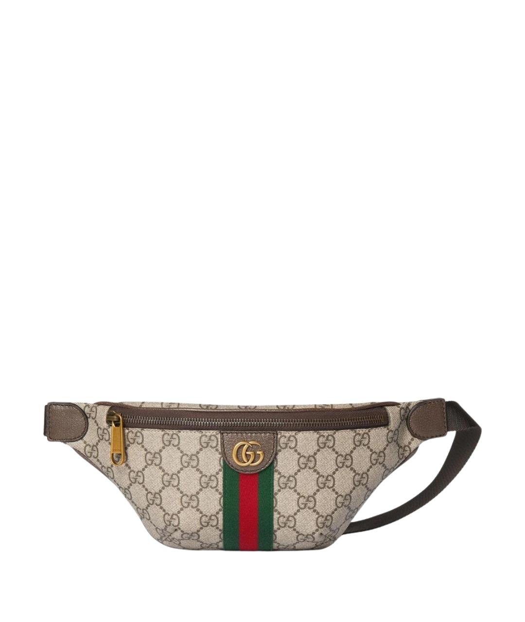 GUCCI Бежевая поясная сумка, фото 1