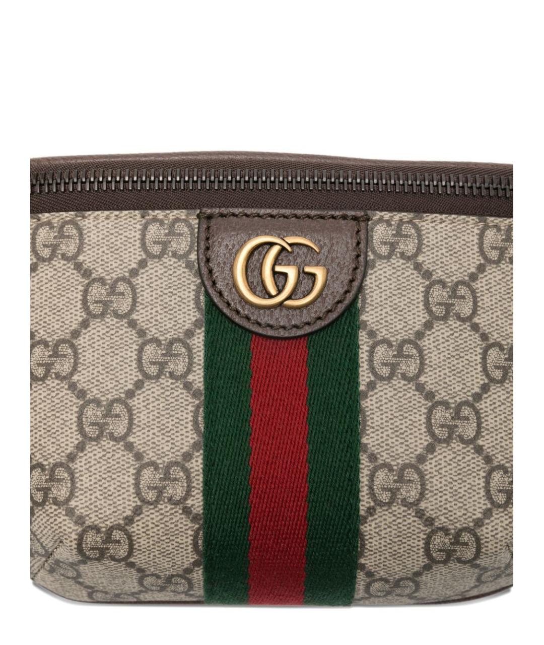 GUCCI Бежевая поясная сумка, фото 5