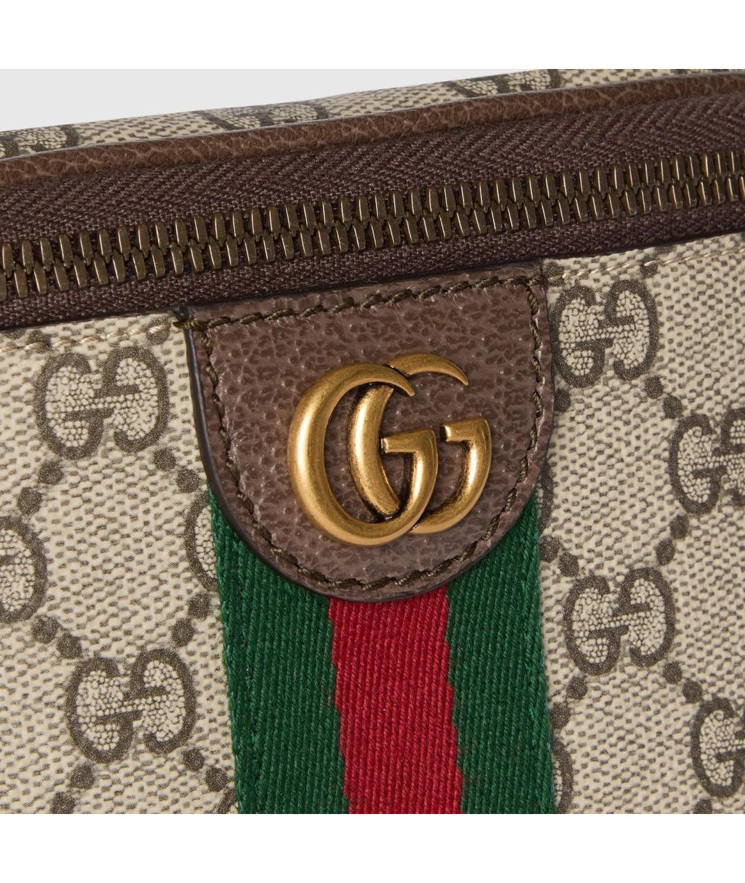 GUCCI Бежевая поясная сумка, фото 3
