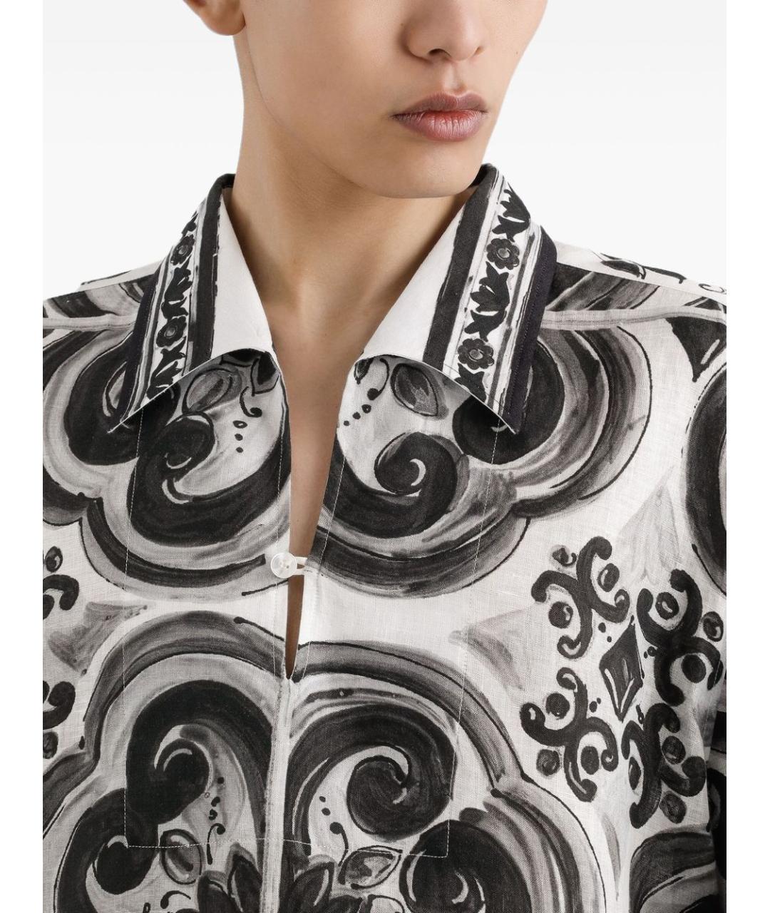 DOLCE&GABBANA Белая кэжуал рубашка, фото 2