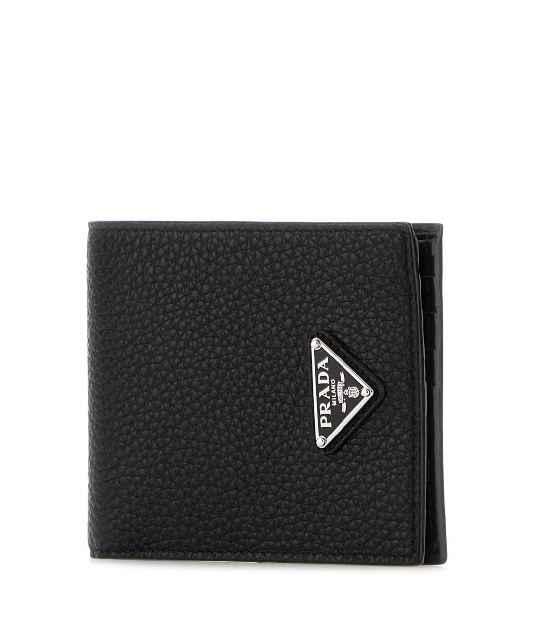 PRADA Черный кожаный кошелек, фото 2