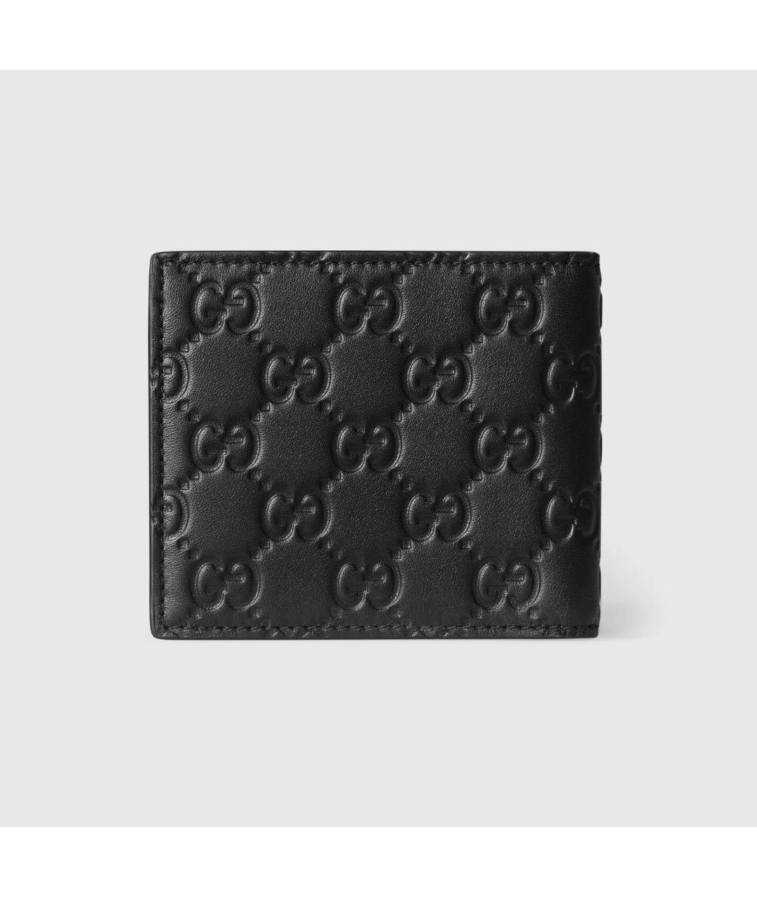 GUCCI Черный кожаный кошелек, фото 5