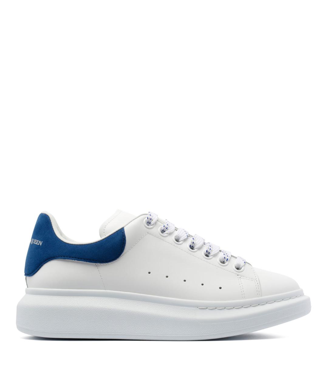 ALEXANDER MCQUEEN Белые кожаные низкие кроссовки / кеды, фото 1