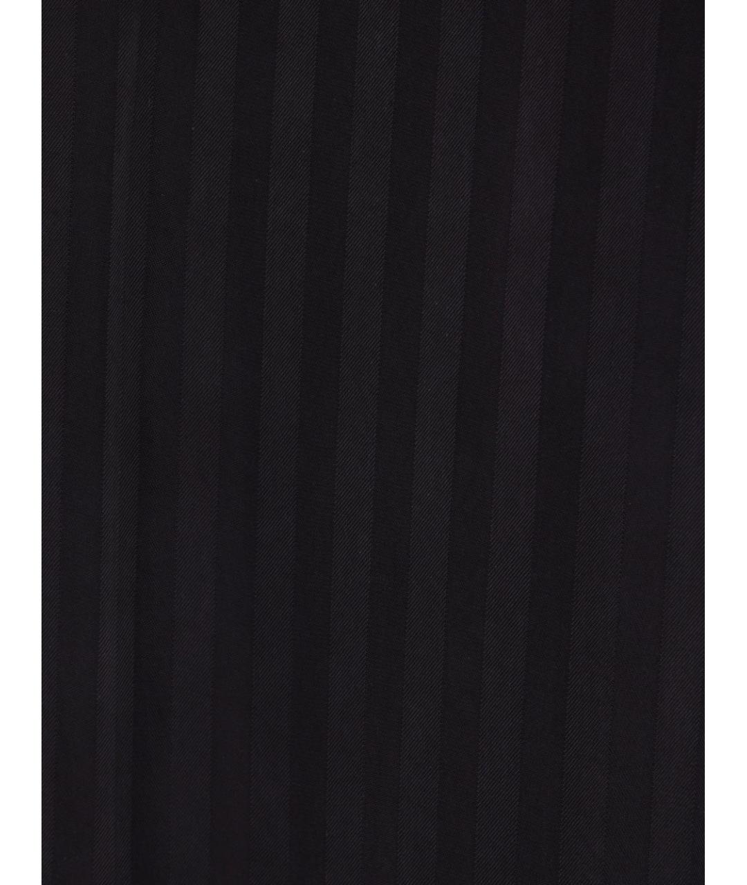 BALENCIAGA Черные вискозные прямые брюки, фото 3