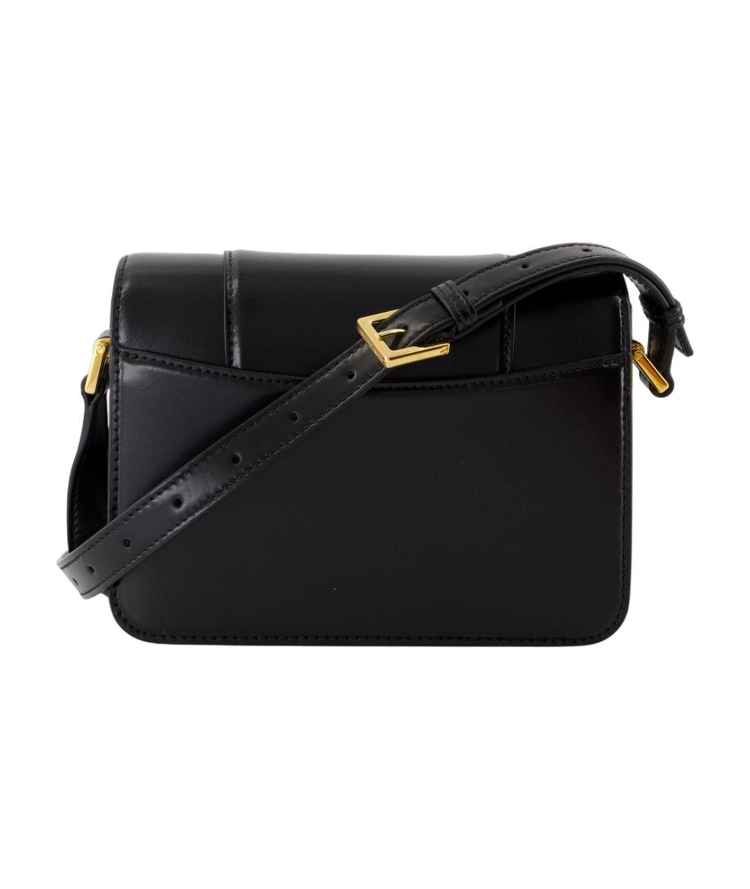 BALENCIAGA Черная кожаная сумка через плечо, фото 3