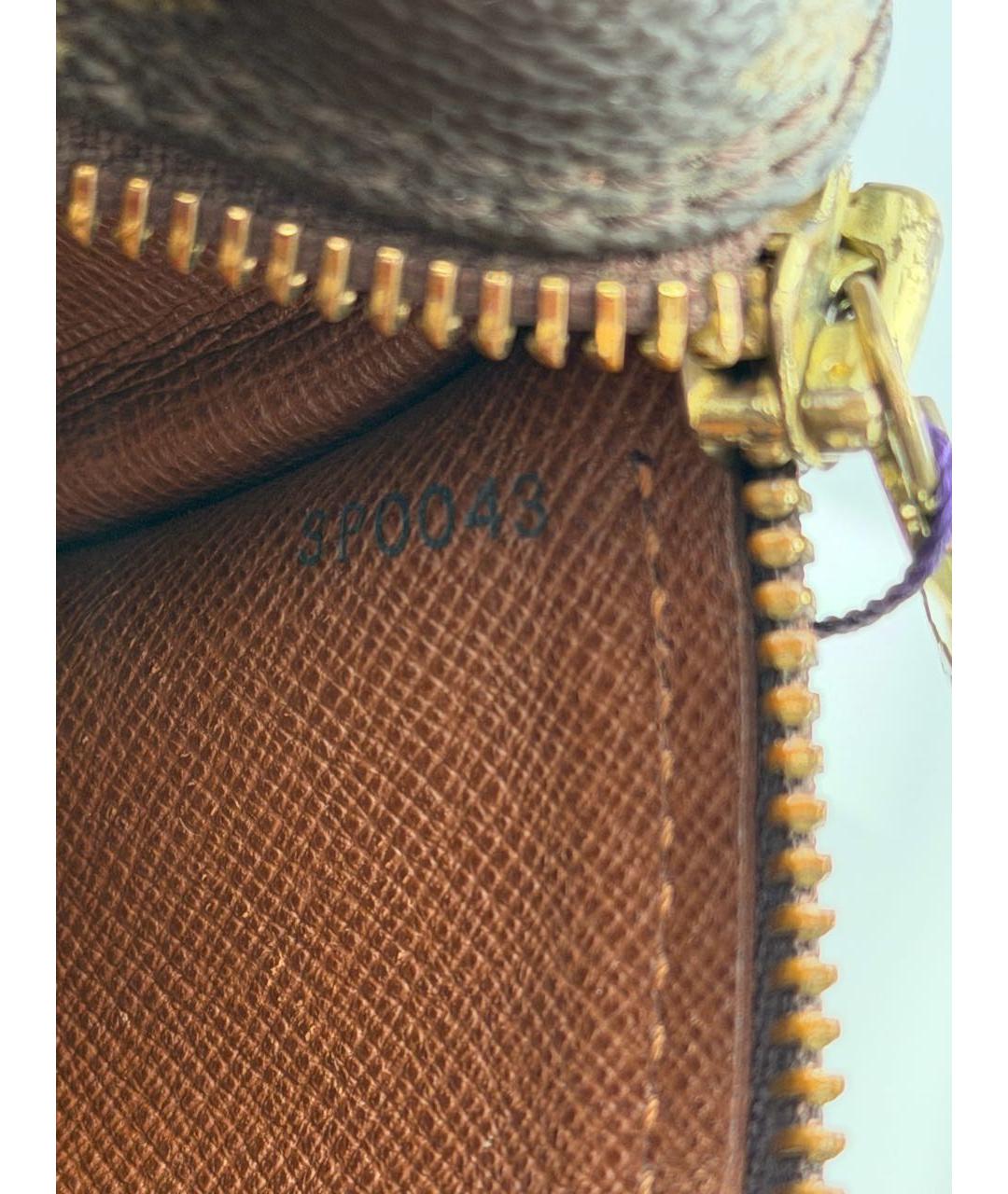 LOUIS VUITTON Коричневая сумка с короткими ручками, фото 4