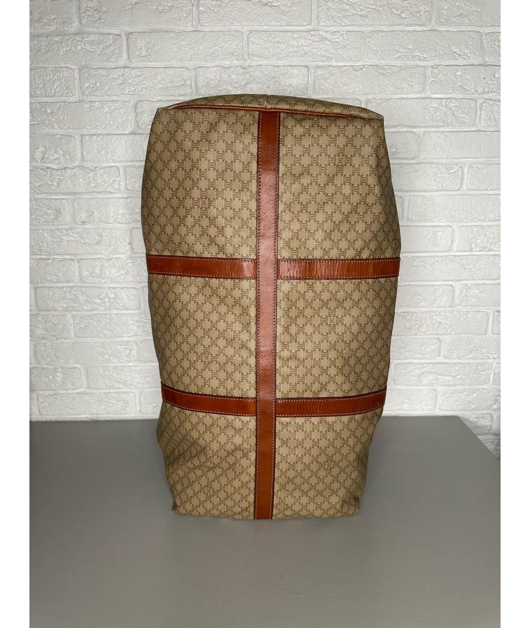 CELINE Бежевая дорожная/спортивная сумка, фото 6